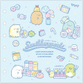 Japan San-X Original Friendship Profile Memory Book Mini Binder - Sumikko Gurashi : Candy Blue - 3