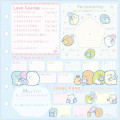 Japan San-X Profile Book Mini Binder - Sumikko Gurashi : Candy Blue - 5