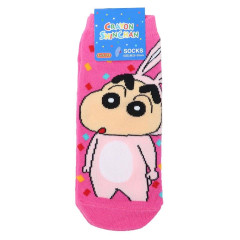 Japan Crayon Shin-chan Socks - Shinnosuke Nohara : Rabbit Pink
