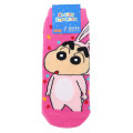Japan Crayon Shin-chan Socks - Shinnosuke Nohara : Rabbit Pink - 1