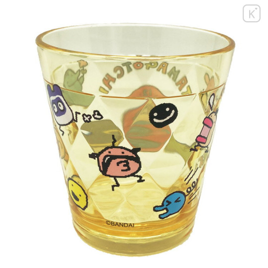 Japan Tamagotchi Clear Plastic Tumbler - Light Yellow - 2