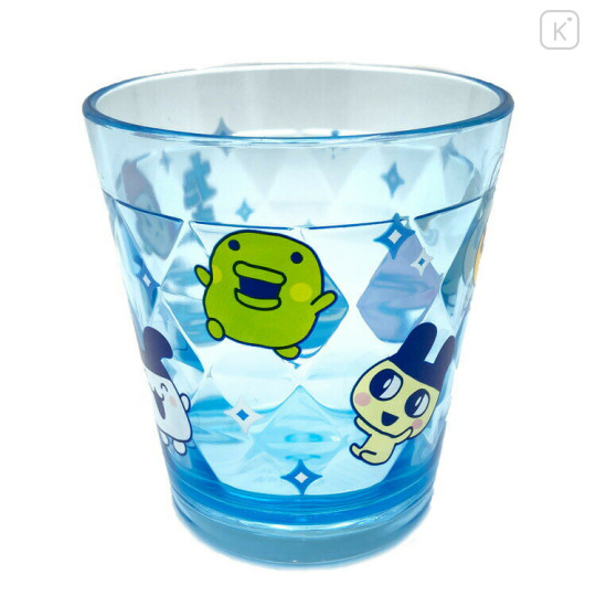 Japan Tamagotchi Clear Plastic Tumbler - Light Blue - 1