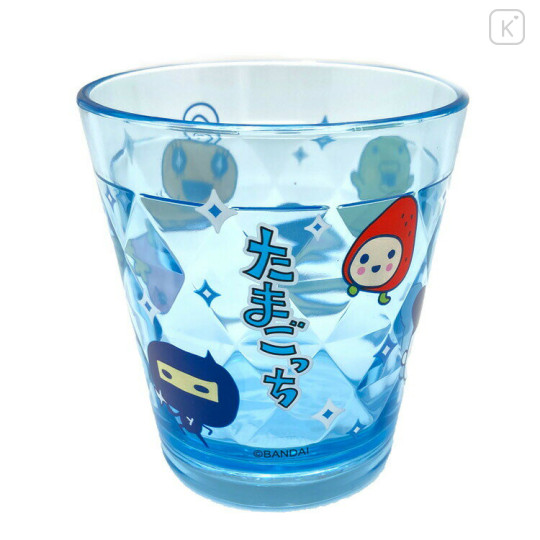 Japan Tamagotchi Clear Plastic Tumbler - Light Blue - 2