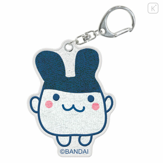 Japan Tamagotchi Embroidered Patch Mascot Bag Charm Keychain - Mimitchi - 1