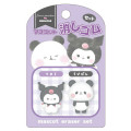 Japan Sanrio × Mochimochi Panda Mascot 3D Eraser Set - Kuromi & Mochi Mochi Panda - 2