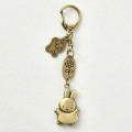 Japan Miffy Diecast Charm Keychain - Miffy : Snuffy - 1