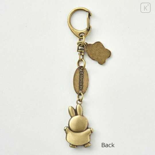 Japan Miffy Diecast Charm Keychain - Miffy : Snuffy - 2