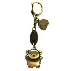 Japan Miffy Die-cast Metal Keychain - Boris : Elephant