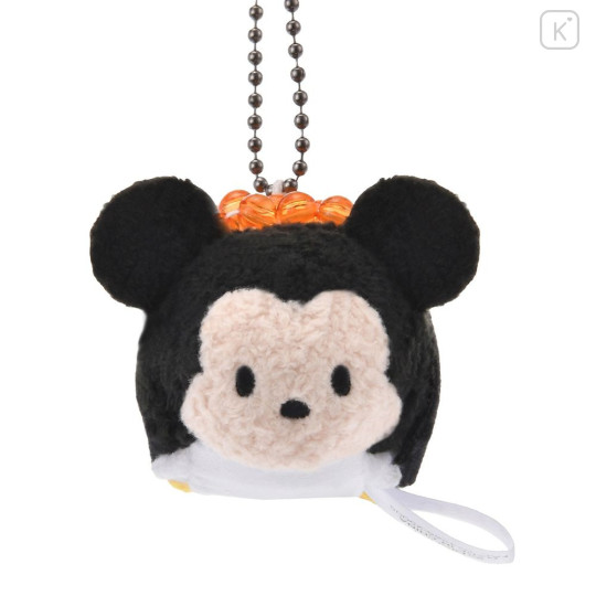 Japan Disney Store Tsum Tsum Plush Keychain - Mickey : Sushi Salmon Roe - 2