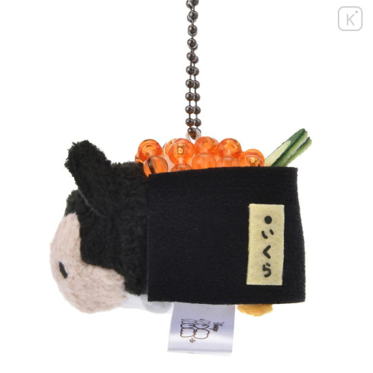 Japan Disney Store Tsum Tsum Plush Keychain - Mickey : Sushi Salmon Roe - 3