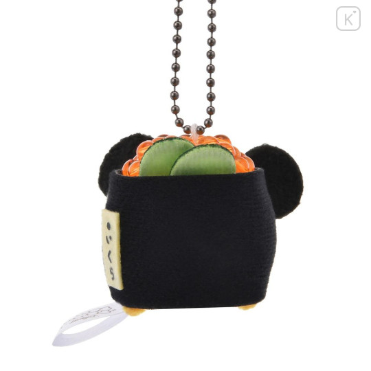 Japan Disney Store Tsum Tsum Plush Keychain - Mickey : Sushi Salmon Roe - 4