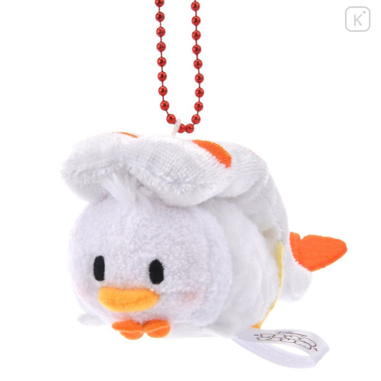Japan Disney Store Tsum Tsum Plush Keychain - Donald : Sushi Shrimp - 1
