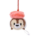 Japan Disney Store Tsum Tsum Plush Keychain - Chip : Sushi Salmon - 2