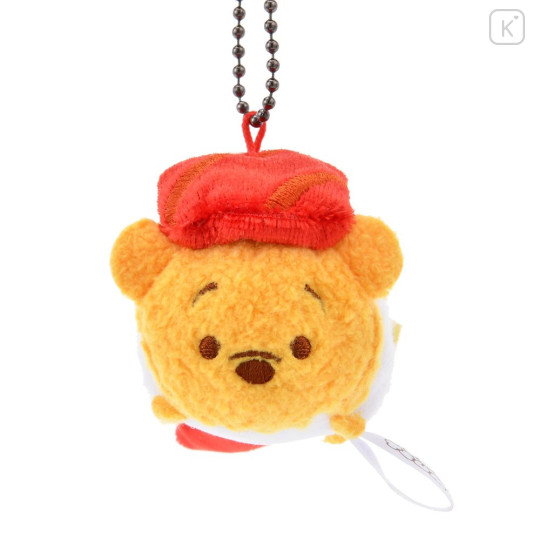 Japan Disney Store Tsum Tsum Plush Keychain - Pooh : Sushi Tuna - 2