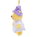 Japan Disney Store Plush Mascot Keychain - Pooh : Pajama Style - 2