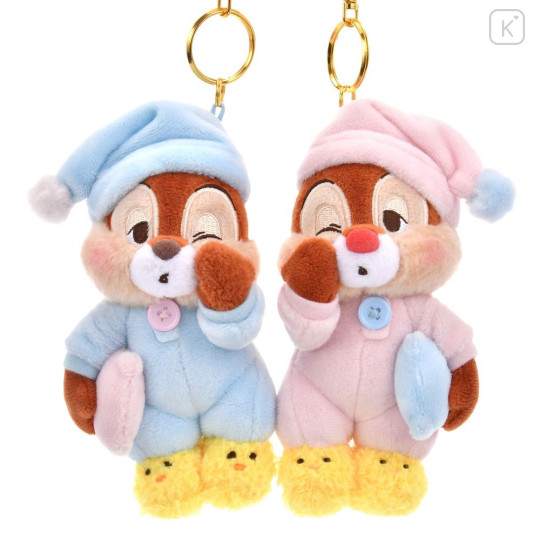 Japan Disney Store Plush Mascot Keychain - Dale : Pajama Style - 5