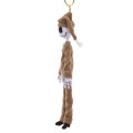 Japan Disney Store Plush Mascot Keychain - Tim Burton's The Nightmare Before Christmas : Pajama Style Jack Skellington - 2