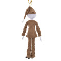 Japan Disney Store Plush Mascot Keychain - Tim Burton's The Nightmare Before Christmas : Pajama Style Jack Skellington - 3