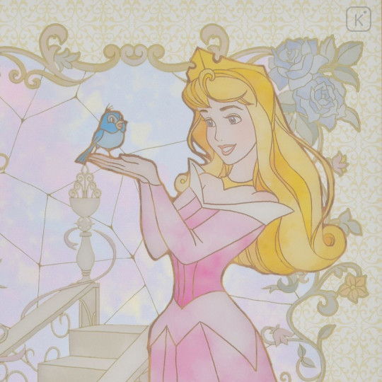 Japan Disney Store Japanese Signature Board - Sleeping Beauty Aurora : Watercolor Marble - 4