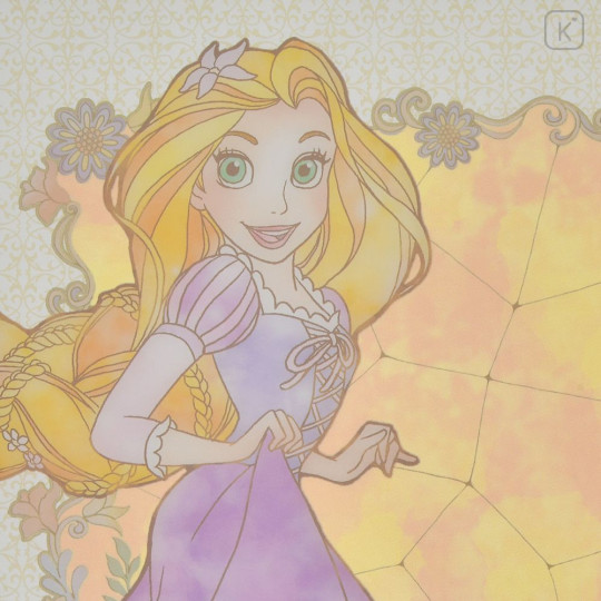 Japan Disney Store Japanese Signature Board - Rapunzel : Watercolor Marble - 4