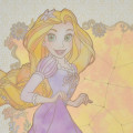 Japan Disney Store Japanese Signature Board - Rapunzel : Watercolor Marble - 4