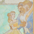 Japan Disney Store Japanese Signature Board - Beauty and the Beast : Watercolor Marble - 4