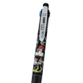 Japan Disney Store Sarasa Multi 4+1 Gel Pen & Mechanical Pencil - Minnie : Retro Black White Dots - 4