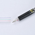 Japan Disney Store Sarasa Multi 4+1 Gel Pen & Mechanical Pencil - Minnie : Retro Black White Dots - 6