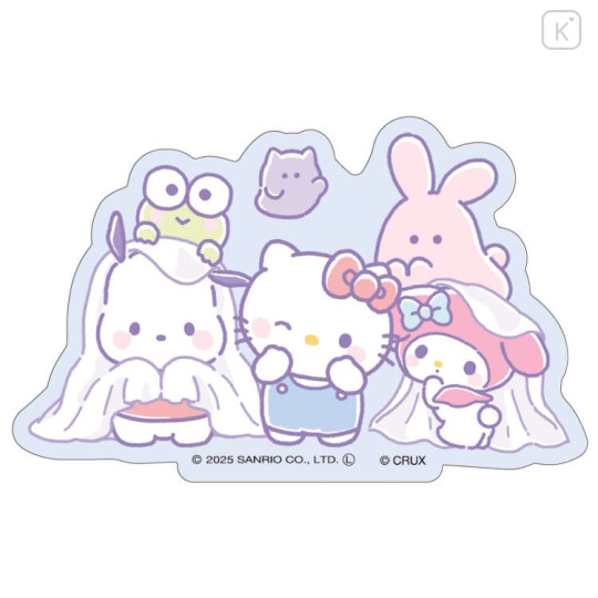 Japan Sanrio × Obakenu Big Sticker - Ghost - 1