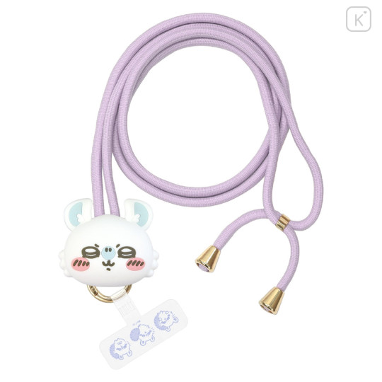 Japan Chiikawa Multi Ring Plus with Mascot Strap - Momonga : Face - 1