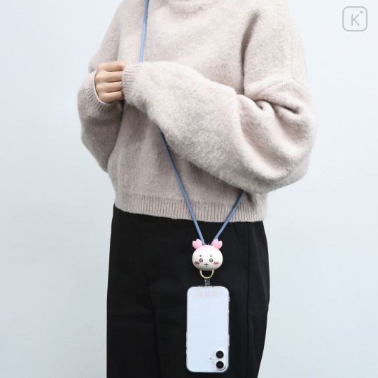 Japan Chiikawa Multi Ring Plus with Mascot Strap - Furuhonya Kani-chan : Face - 2
