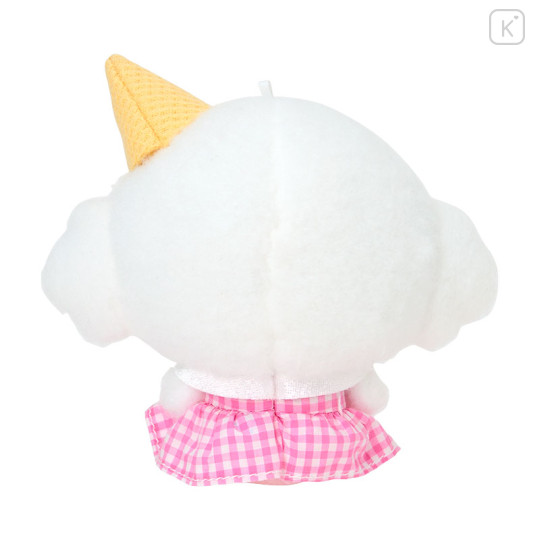 Japan Sanrio Mascot Holder - Cogimyun : 10th Anniversary Gingham Heart Ice Cream - 3