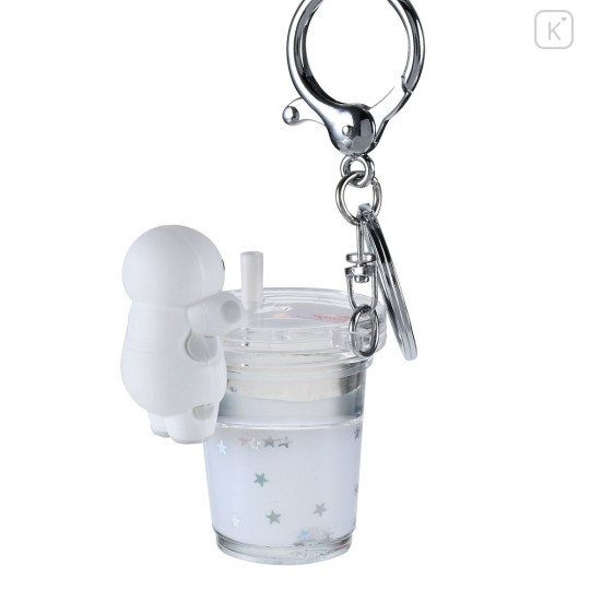 Japan Disney Store Floating Sequins Keychain - Baymax : Drink Key chain Fes - 4