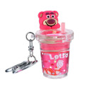 Japan Disney Store Floating Sequins Keychain - Toy Story Lots Bear : Drink Key chain Fes - 5