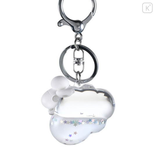 Japan Disney Store Floating Sequins Keychain - Baymax : Sleep On Cloud Key chain Fes - 3