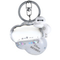 Japan Disney Store Floating Sequins Keychain - Baymax : Sleep On Cloud Key chain Fes - 4