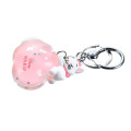 Japan Disney Store Floating Sequins Keychain - Marie : Sleep On Cloud Key chain Fes - 5