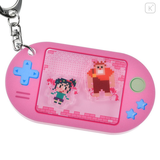 Japan Disney Store Shaka Shaka Keychain - Wreck-It Ralph & Vanellope : Controller Key Chain Fes - 4