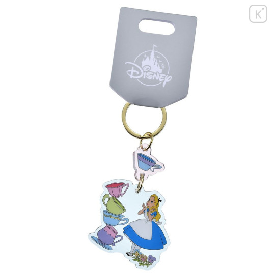 Japan Disney Store Swaying Keychain - Alice & Teacup : Key Chain Fes - 1