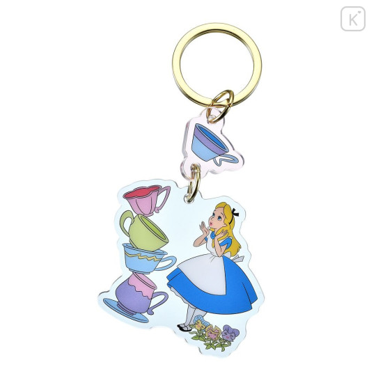 Japan Disney Store Swaying Keychain - Alice & Teacup : Key Chain Fes - 2