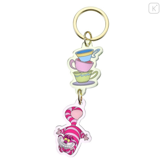 Japan Disney Store Swaying Keychain - Cheshire Cat & Teacup : Key Chain Fes - 2