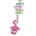 Japan Disney Store Swaying Keychain - Cheshire Cat & Teacup : Key Chain Fes - 4