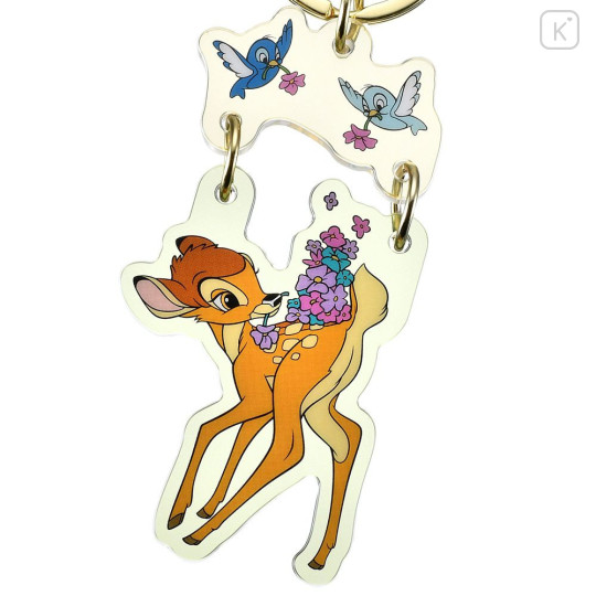 Japan Disney Store Swaying Keychain - Bambi & Birds : Key Chain Fes - 4