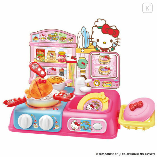 Japan Sanrio Sizzling Kitchen Play Set - Hello Kitty - 1