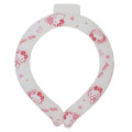 Japan Sanrio Ice Loop (M) Cooling Neck Wrap - Hello Kitty : White Star - 1