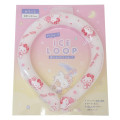 Japan Sanrio Ice Loop (M) Cooling Neck Wrap - Hello Kitty : White Star - 3