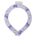 Japan Sanrio Ice Loop (M) Cooling Neck Wrap - Kuromi : Purple Star - 1