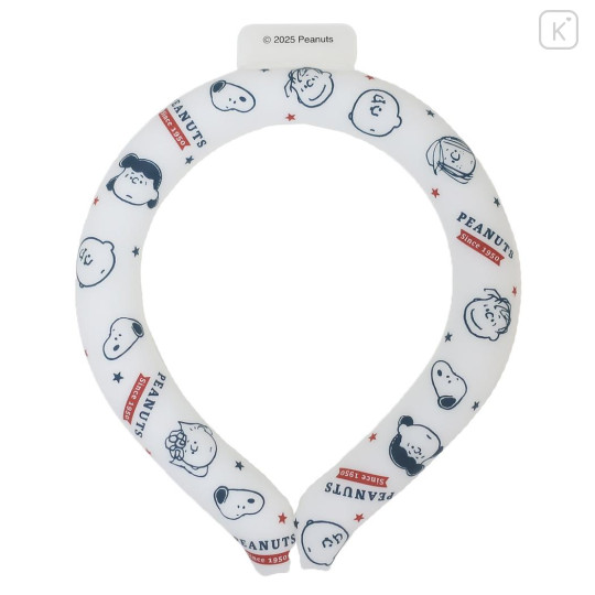 Japan Peanuts Ice Loop (M) Cooling Neck Wrap - Snoopy : Kids White - 1