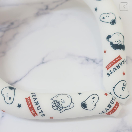 Japan Peanuts Ice Loop (M) Cooling Neck Wrap - Snoopy : Kids White - 2