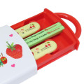 Japan Sanrio Bento Lunch Cutlery Set Spoon Fork Chopstick - Hello Kitty : Hungry Caterpillar - 2